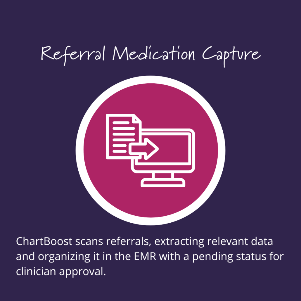 referral medication capture